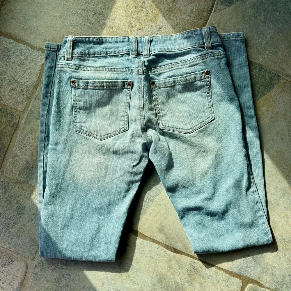 Forever 21 Y2K 2000s Vintage Light Blue Skinny Jeans‎ Size 3/26